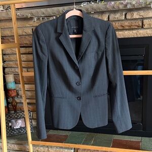 The Limited Dark Gray Pinstripe Women's Blazer